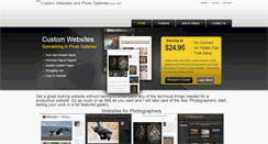 Desktop Screenshot of gallerywebhost.com